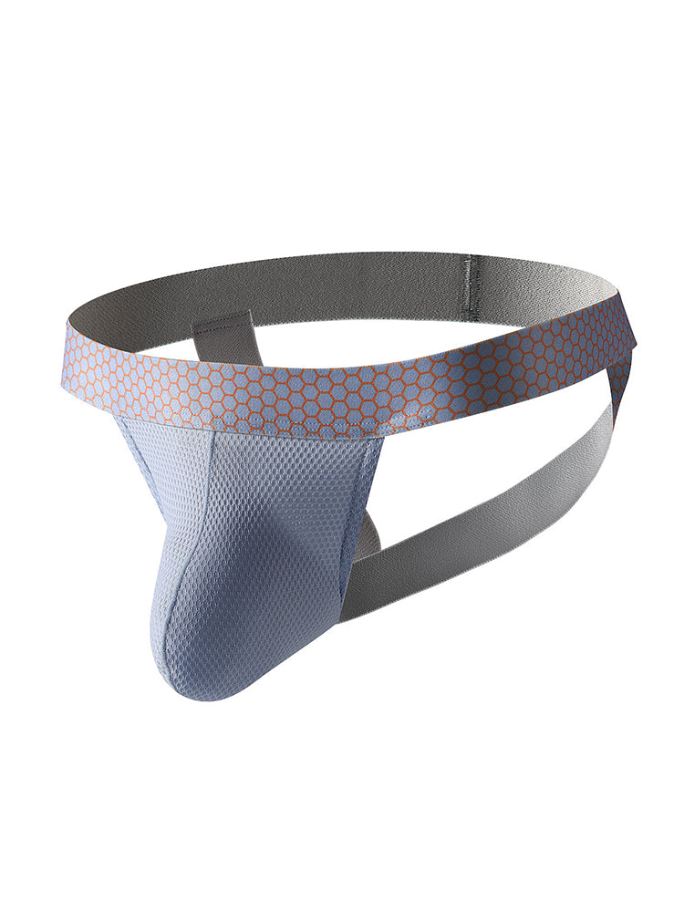 4 Pack Men's Solid Color Seamless Comfort Sporty Cut Cooling Touch Stretch Fit Jockstrap