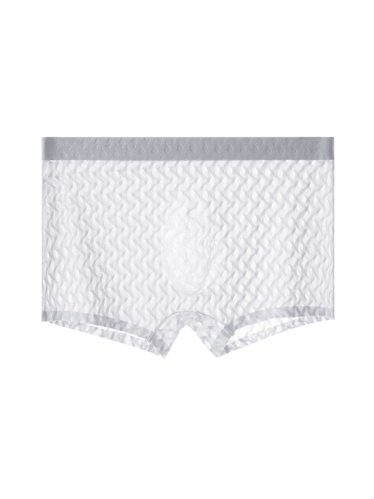 Men's 3D Contoured Pouch Breathable Honeycomb Mesh Trunks