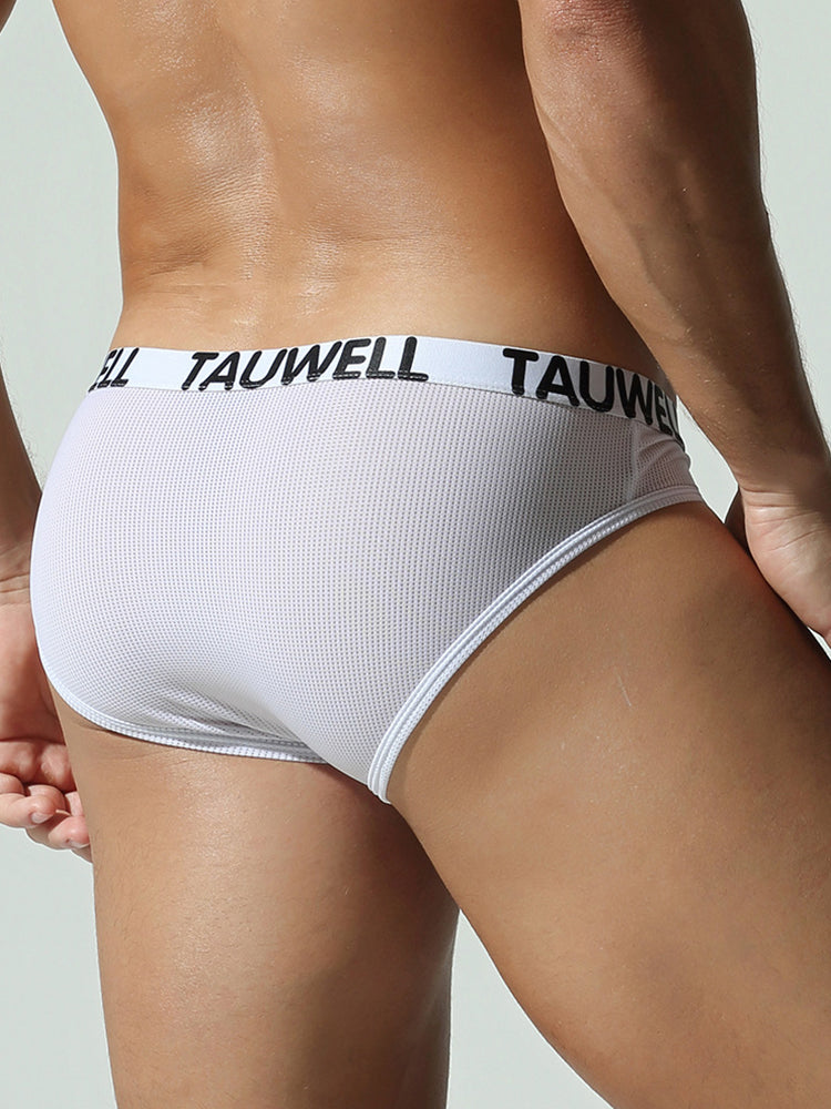 3 Pack Men's Minimalist Mesh Bikini with Crossed Waistband