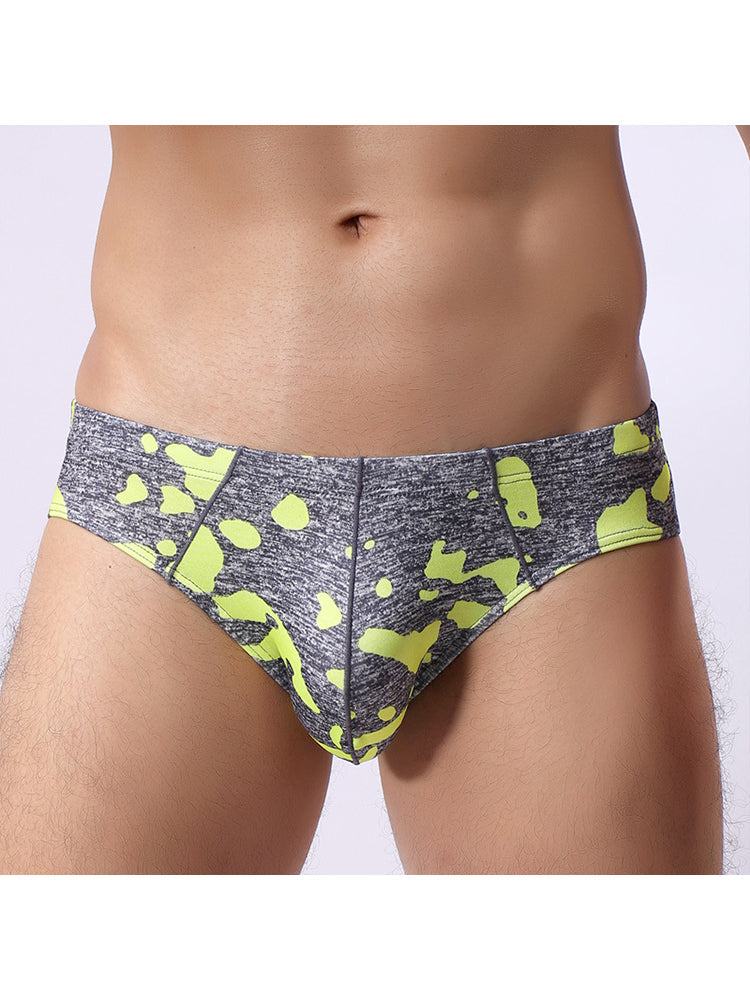 2 Pack Men's Camo Print U-Pouch Briefs