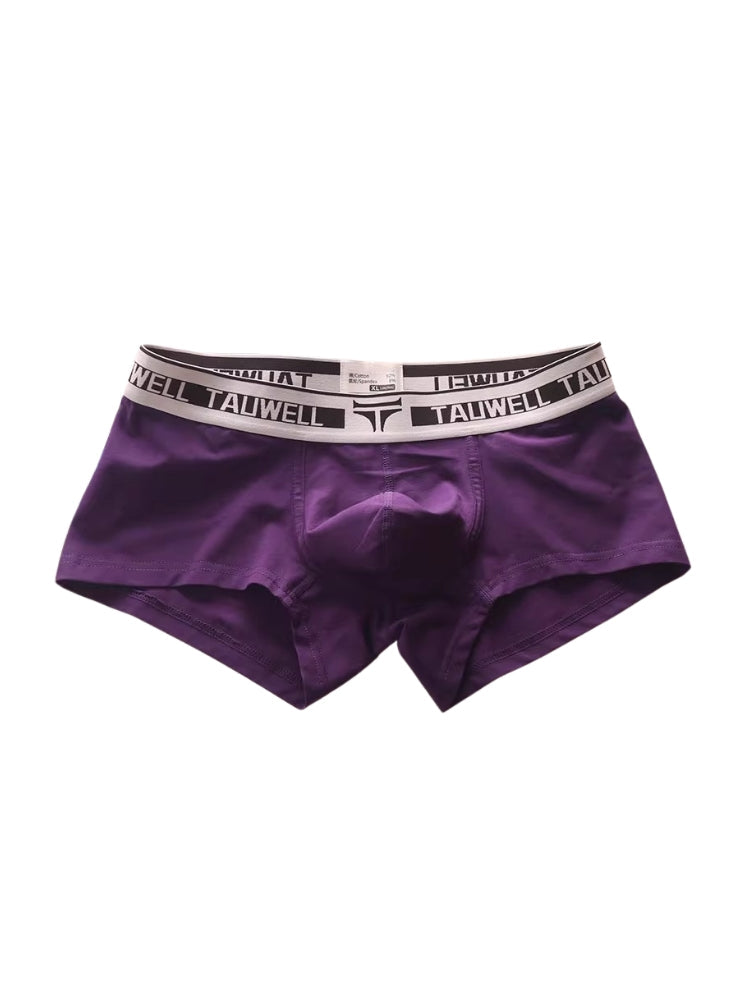 2 Pack Men's Ultra-Soft Breathable Cotton Supportive Fit Sporty Cut Comfy Trunks