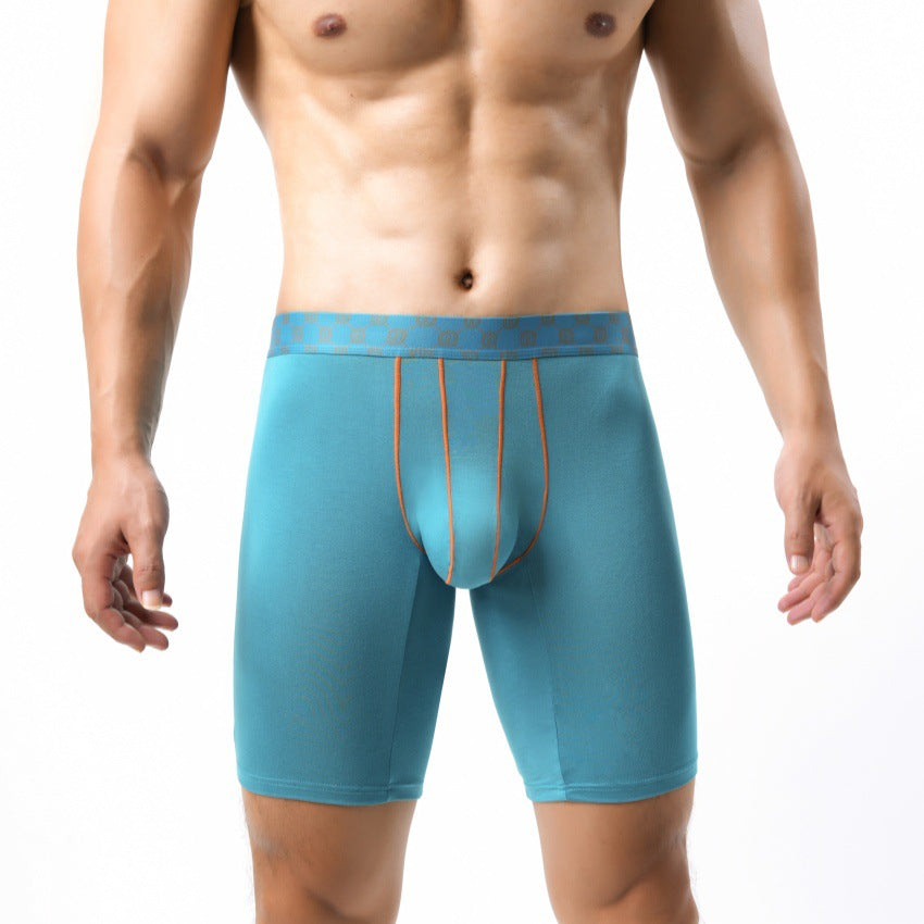 2 Pack Men's Solid Color Anti-Chafing Comfy Waistband Stretch Fit Midway Briefs
