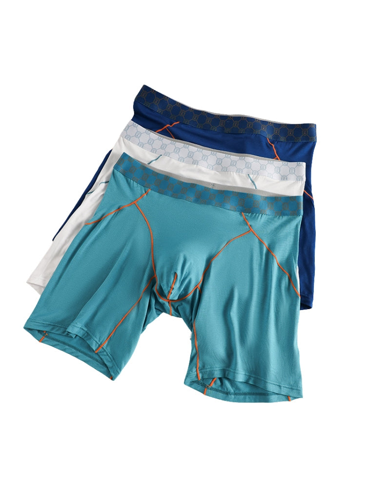 2 Pack Men's Ultra-Soft Anti-Chafing Stay-Put Fit Odor-Resistant Midway Briefs