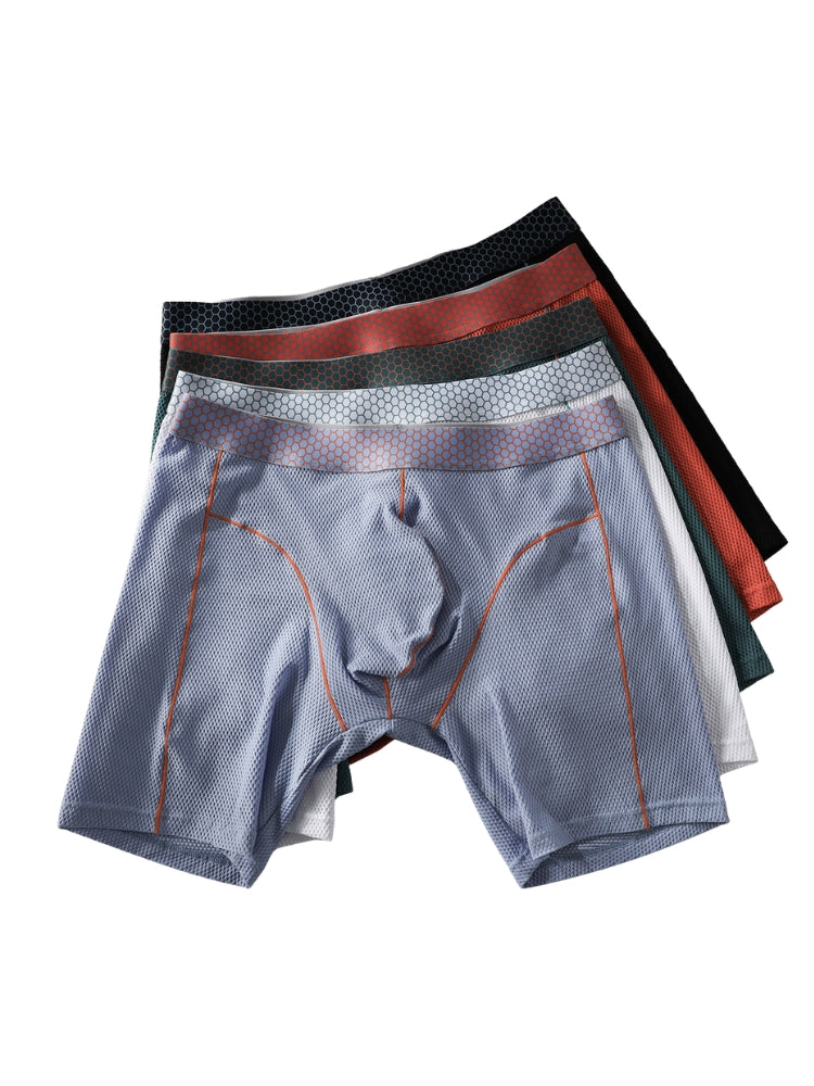 3 Pack Men's Mid-Rise Sporty Cut Full Coverage Anti-Chafing Odor-Control Midway Briefs