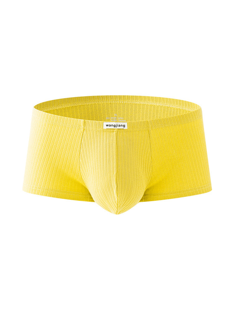 2 Pack Premium Cotton Double-Layered Gusset Breathable U-Pouch Trunks