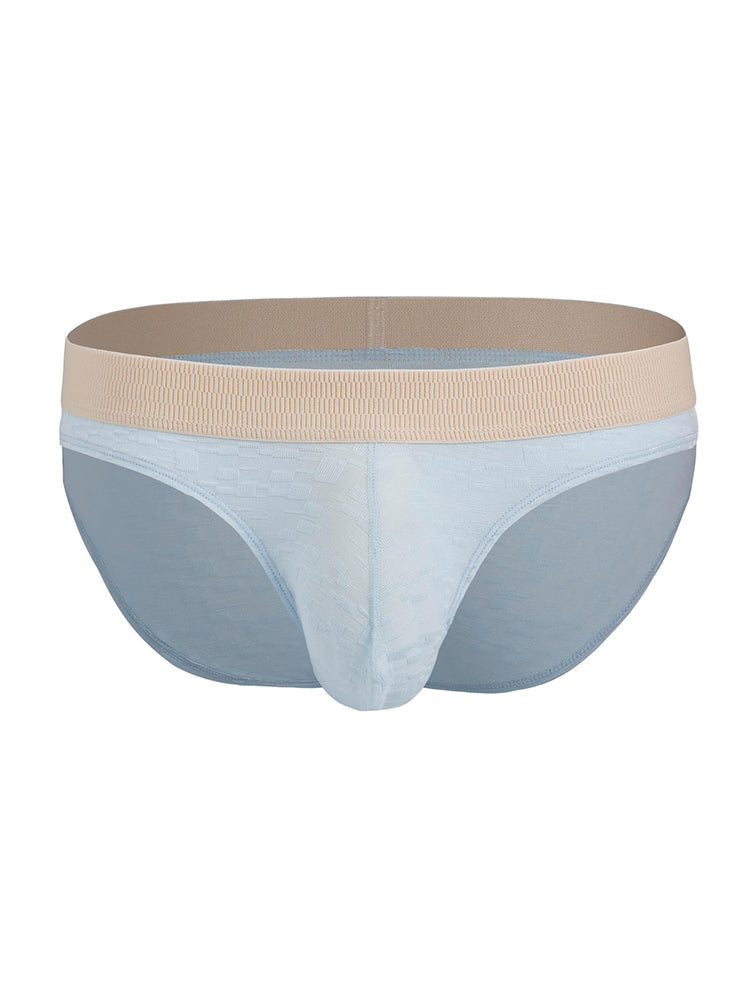 2 Pack Men's Seamless Quick-Dry Lightweight & Airy Sporty Cut Soft Briefs
