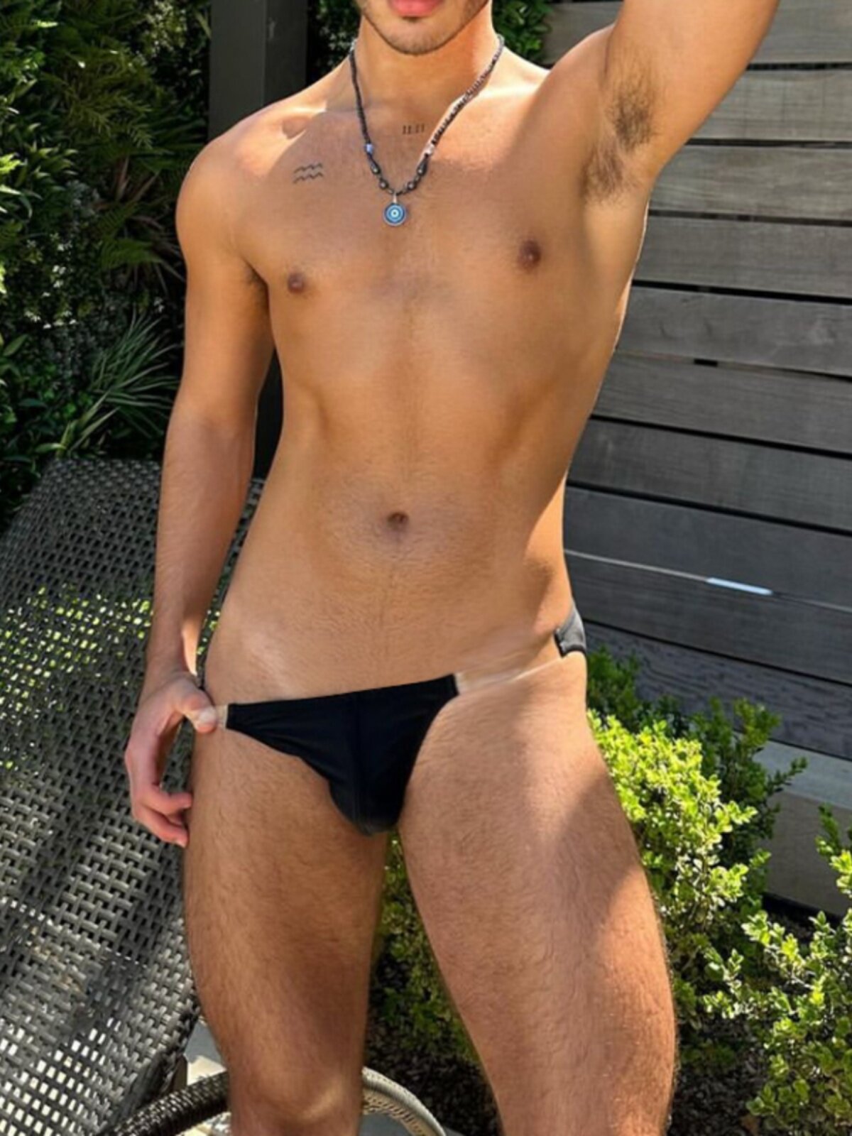 Sexy Men's Summer Modal Briefs with Sheer Waistband