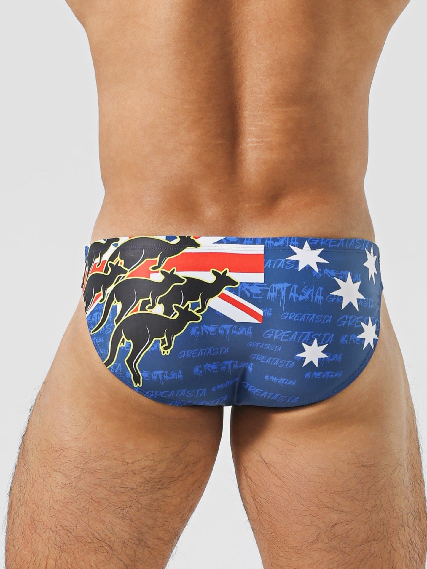 Men's Low-Rise Narrow-Side Printed Swim Briefs – 2026 Season