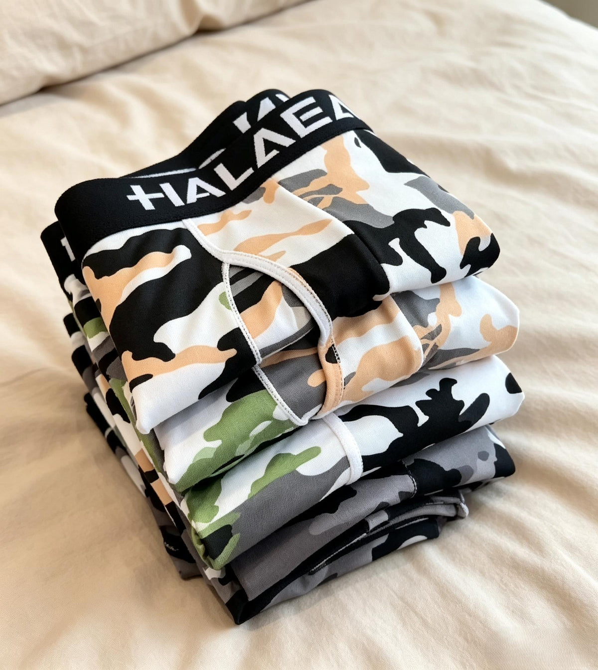 Bamboo Fiber Camouflage Boxer Briefs