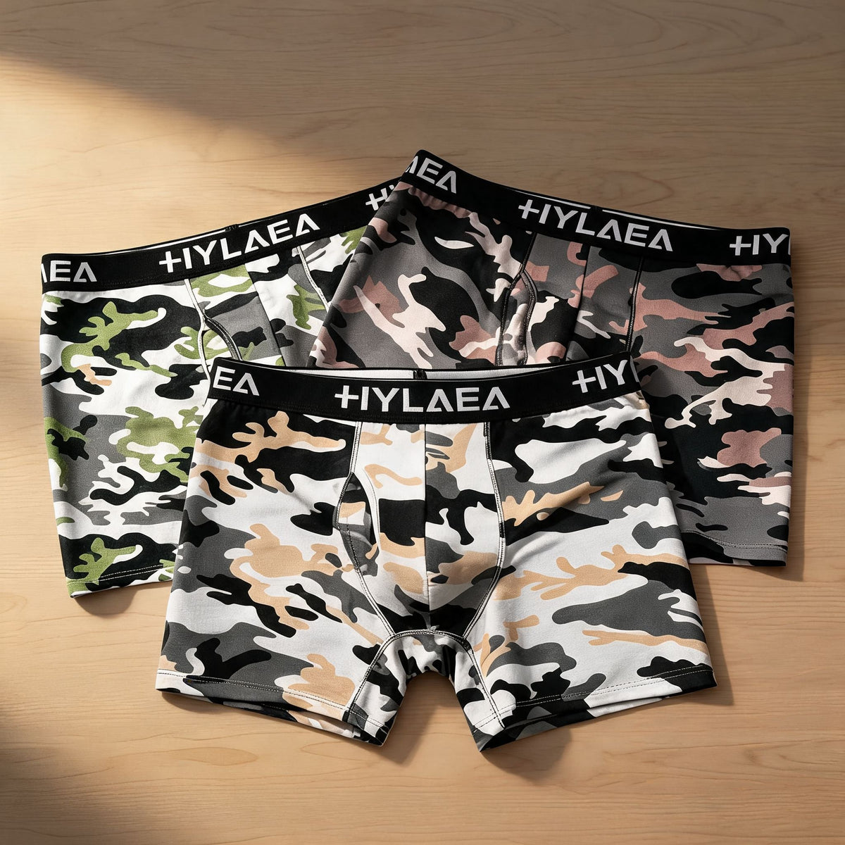 Bamboo Fiber Camouflage Boxer Briefs