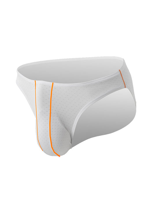 3 Pack Men's Breathable Mesh Sexy Low-Rise Supportive Pouch Bikini
