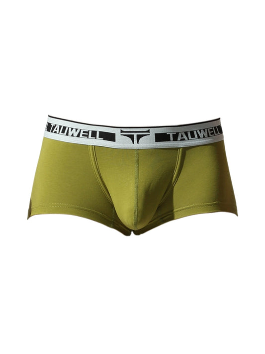 2 Pack Men's Ultra-Soft Breathable Cotton Supportive Fit Sporty Cut Comfy Trunks