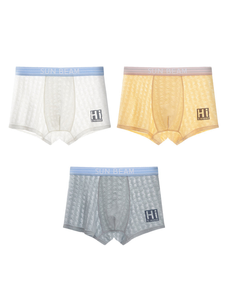 3 Pack Men's Anti-Odor Seamless Comfort Ultra-Soft Trunks