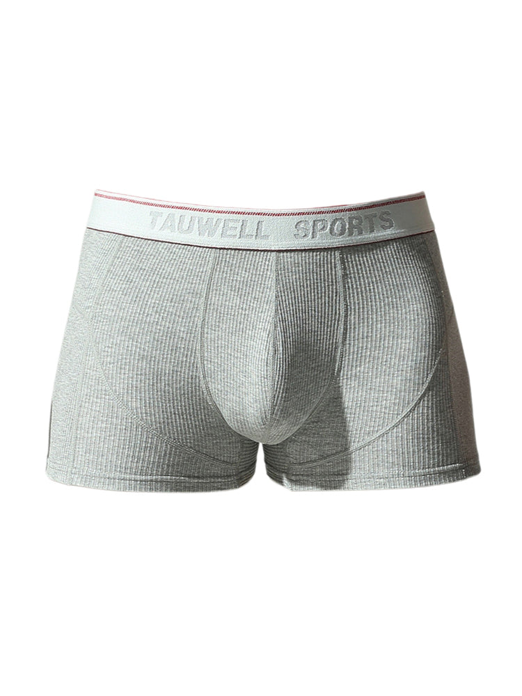 2 Pack Men's Mid-Rise Solid Color Seamless Soft & Comfort Stretch Fit Trunks