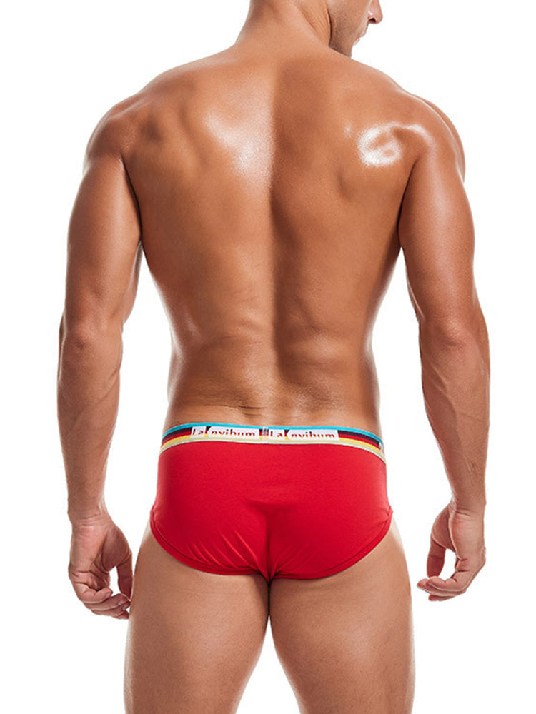 2 Pack Men’s U Pouch Rainbow Pride Briefs