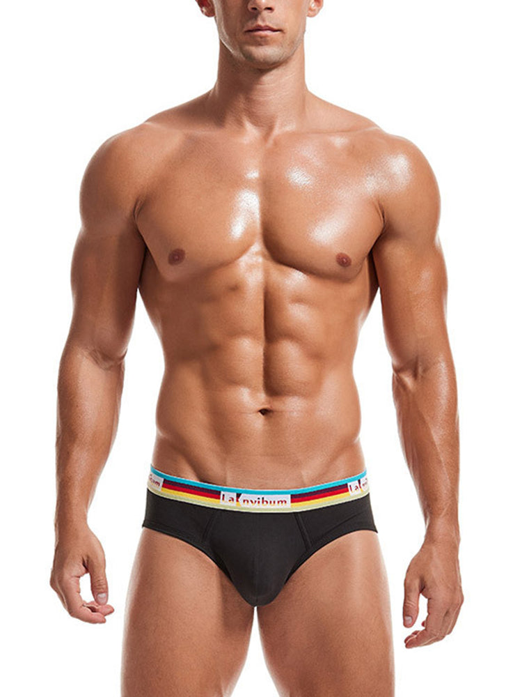 2 Pack Men’s U Pouch Rainbow Pride Briefs