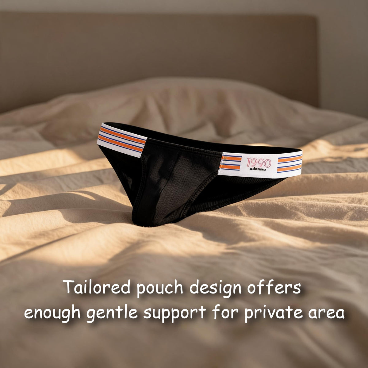 Pure Cotton Ribbed Sports Briefs