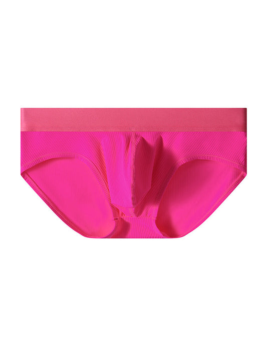 3 Pack Men's Solid Color Large U-Pouch Sporty Cut Odor-Resistant Soft Briefs