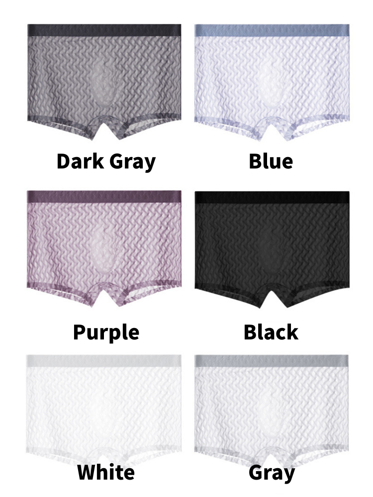 Men's 3D Contoured Pouch Breathable Honeycomb Mesh Trunks