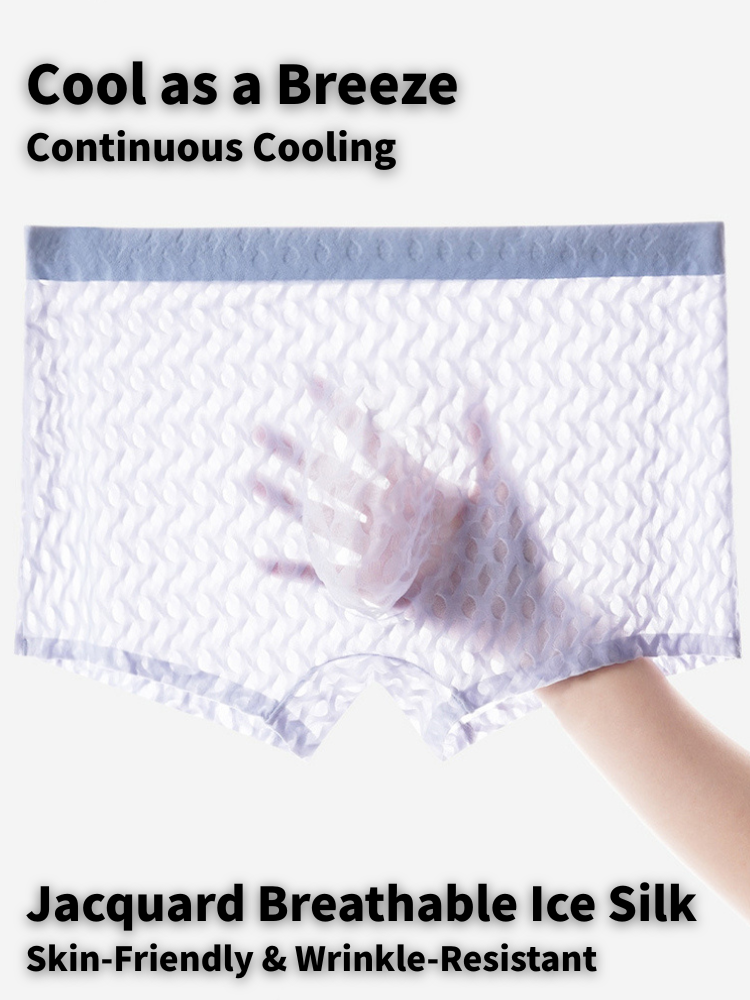 Men's 3D Contoured Pouch Breathable Honeycomb Mesh Trunks