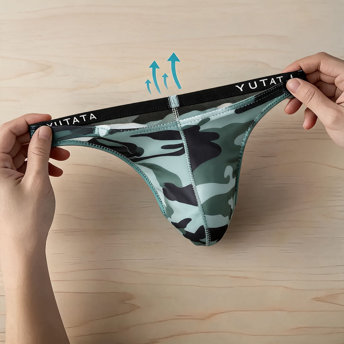 Men's Camouflage Thong Bikini