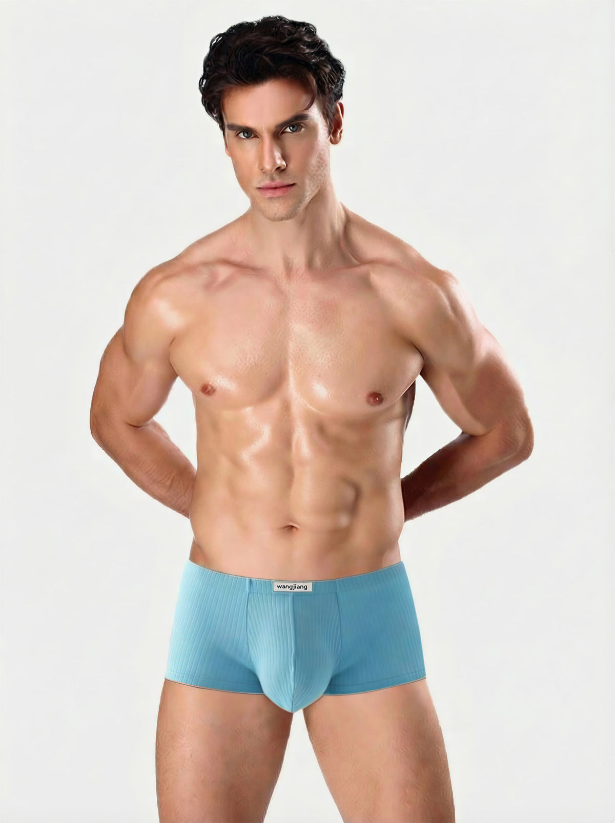 2 Pack Premium Cotton Double-Layered Gusset Breathable U-Pouch Trunks