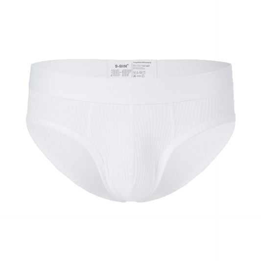Men's Solid Color Breathable Threaded Stretch Underwear