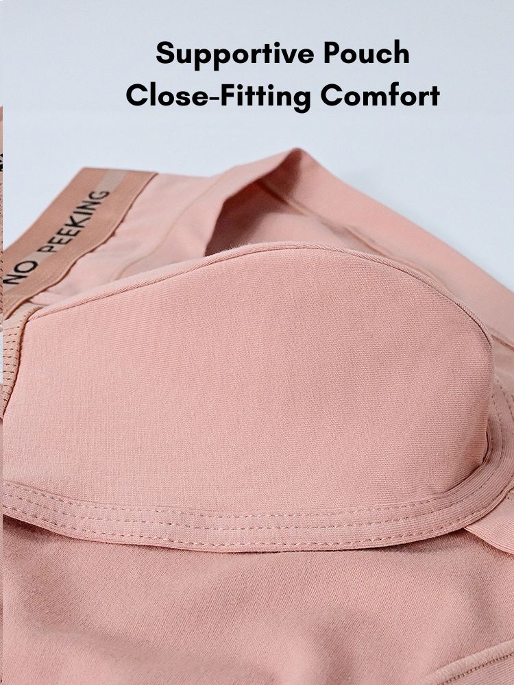 3 Pack Men's One-Piece Cut Briefs with Enhanced Pouch and Stretch Waistband