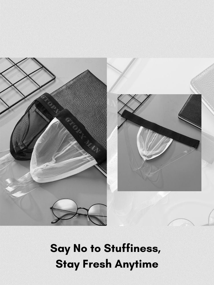 2 Pack Men's Stay-Put Fit Silky Touch Skin-Friendly Chafe-Free Design Jockstrap