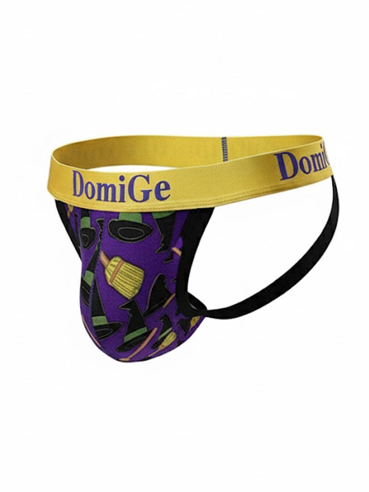 2 Pack Men's Fun Print Breathable Low-Rise Jockstrap