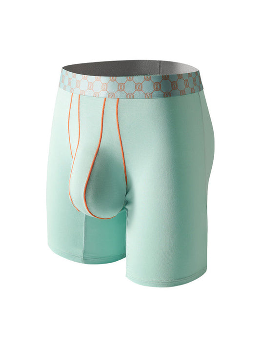 2 Pack Men's Solid Color Anti-Chafing Comfy Waistband Stretch Fit Midway Briefs
