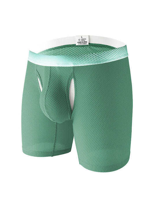 2 Pack Men's Ice Silk Ultra-Soft Mesh Breathable Cooling Comfort Midway Briefs