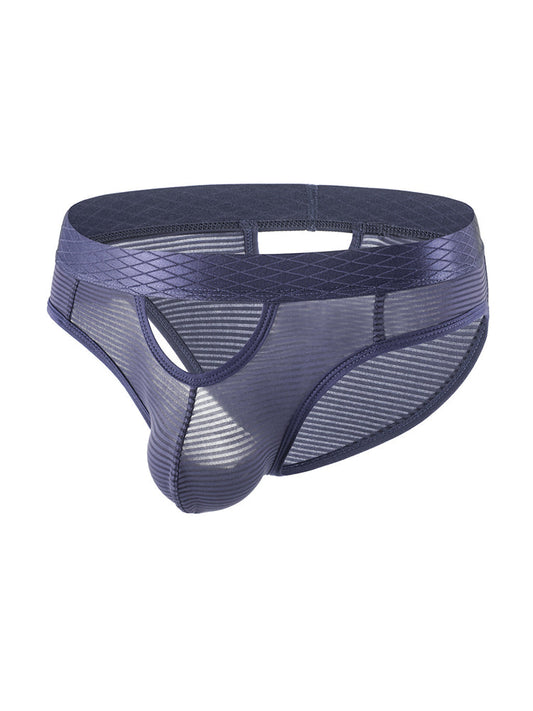 4 Pack Men's Sexy Striped Design Day-Long Comfort Soft-Touch Waistband Bikini