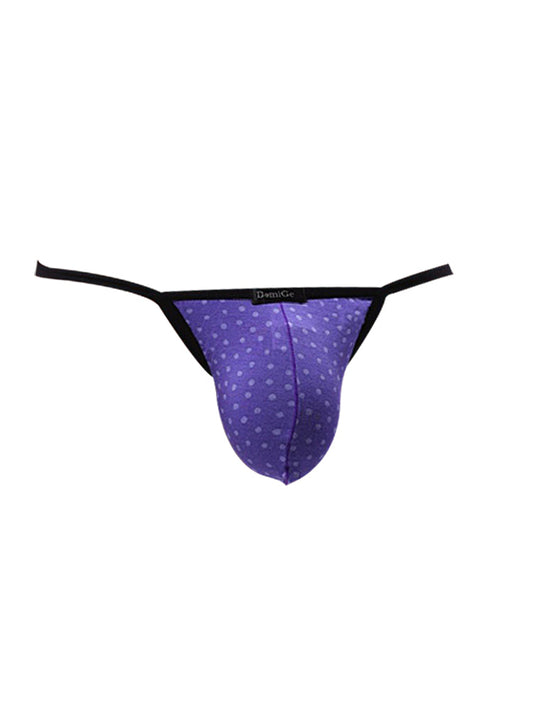 3 Pack Men's Low-Rise Sexy Lightweight & Airy Sporty Cut Anti-Chafing Strings